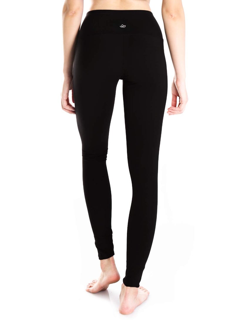 Yogipace Women's Tall High Waisted Extra Long Yoga Leggings,Ankle Length Workout Pants,36",Black,Size XXL - Image 2
